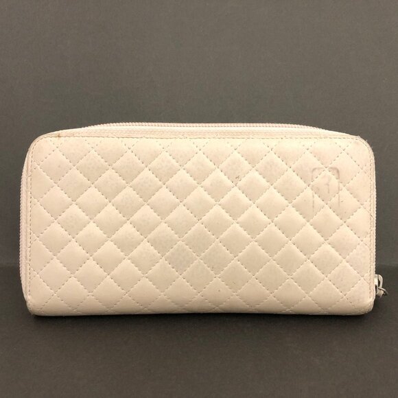 CHANEL Camellia Quilted Matelasse Lambskin Zip Around Long Wallet lux175-101225 - Picture 2 of 8